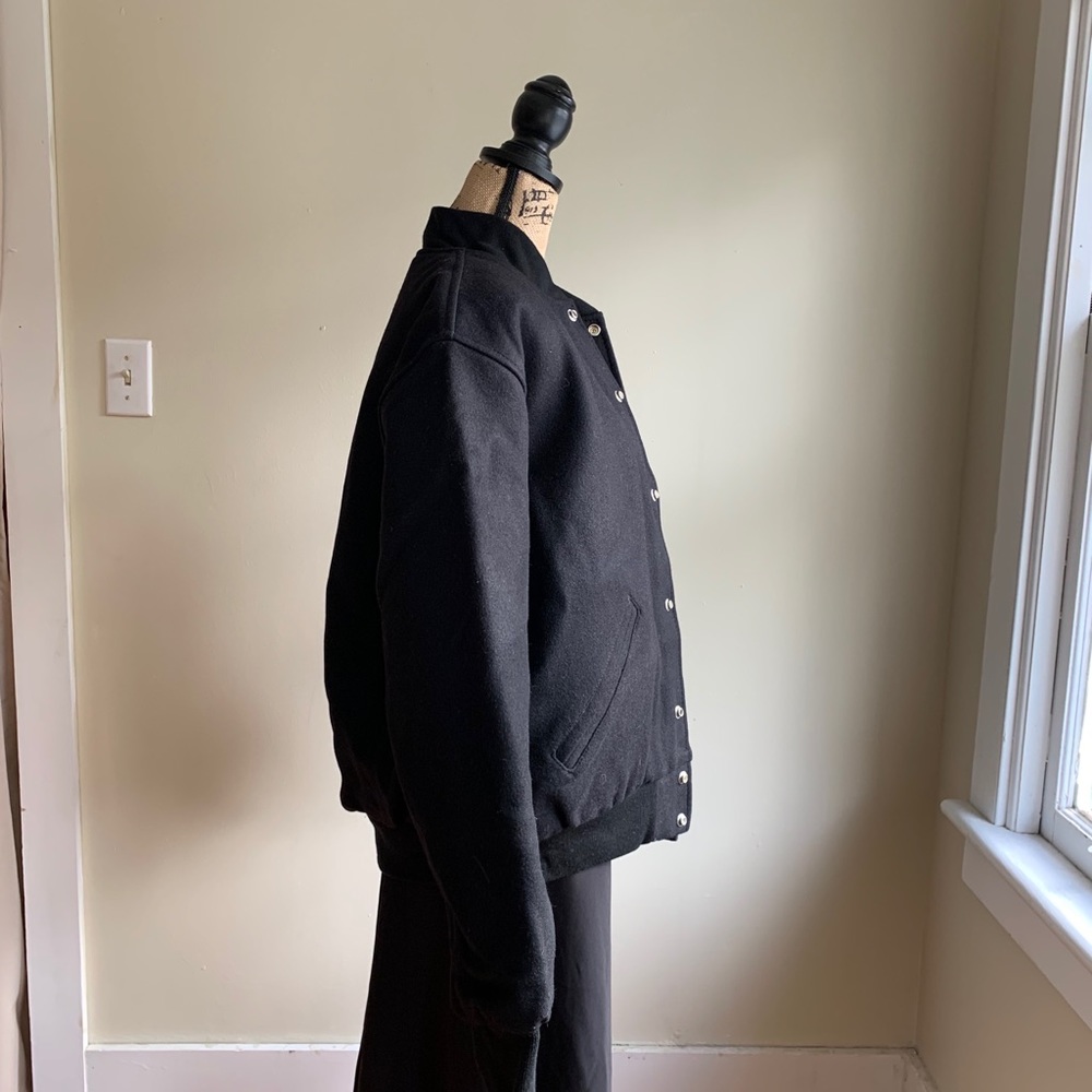 G.A.M.E Sportswear black wool blend jacket - Picture 10 of 12